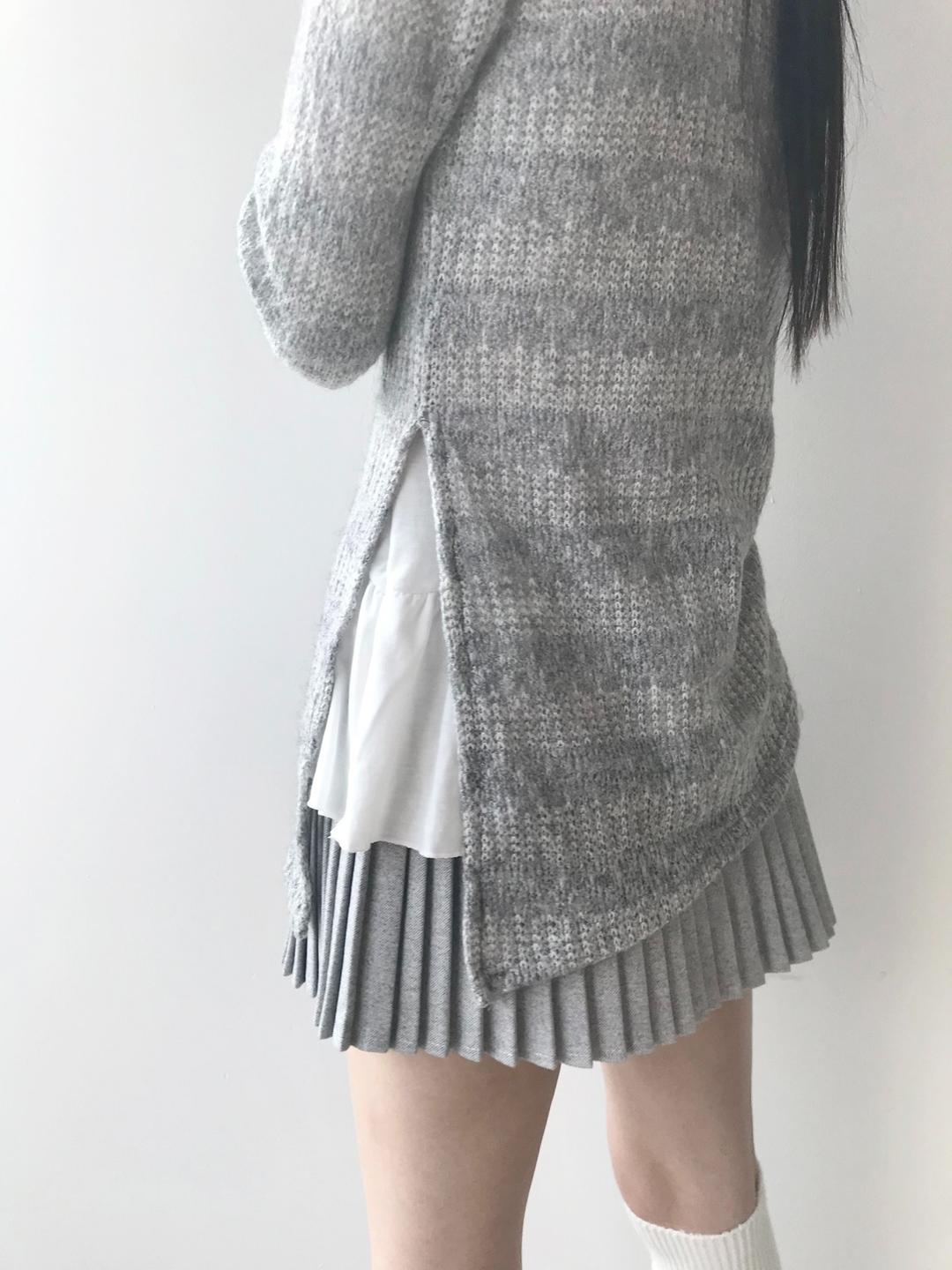 고와 fw* pony pleats skirt (3c)
