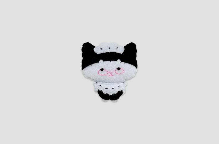 [도너리] 사부작 메이드 냥이 키링