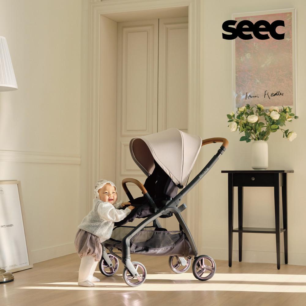 시크(SEEC) 미뇽 양대면 오토폴딩 절충형 유모차