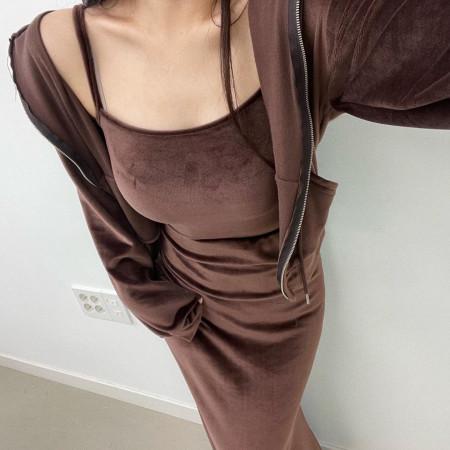이런 상품 어때요? [자체제작]애착 벨벳 나시