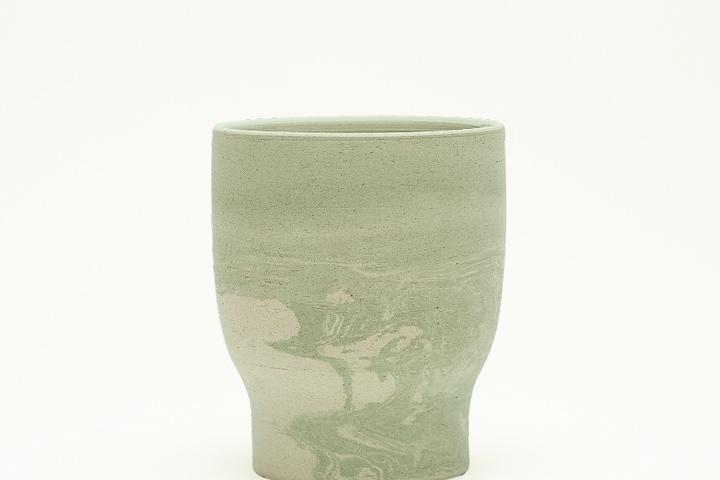 절구 화분_마블링