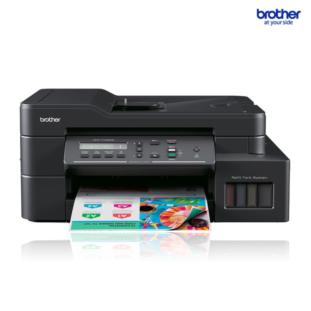 DCP-T720DW 정품 무한잉크복합기 셀프크리닝 자동헤드청소 무상A/S 2년