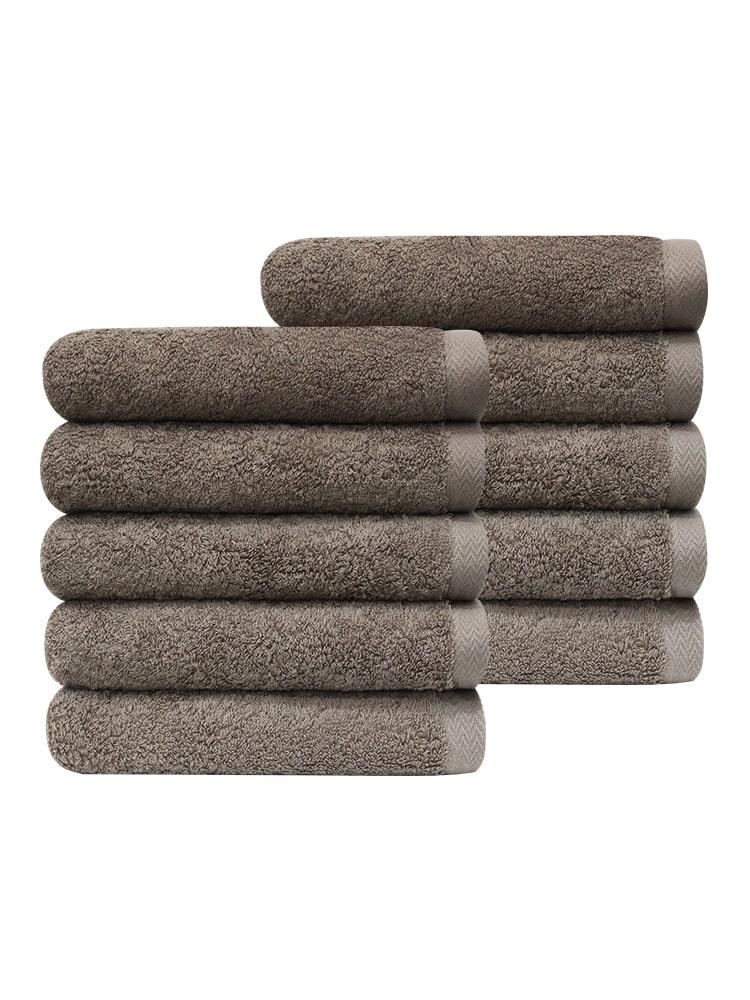 [소프트터치] 소프트터치 멜로우 200g 호텔수건 브라운 10장