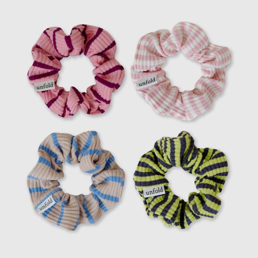Stripe scrunchie (4colors)