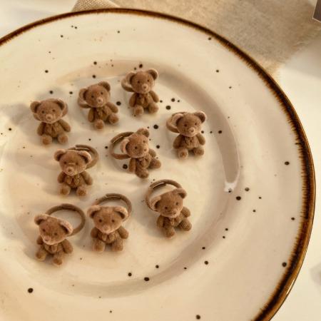 아방 곰도리 우정 반지