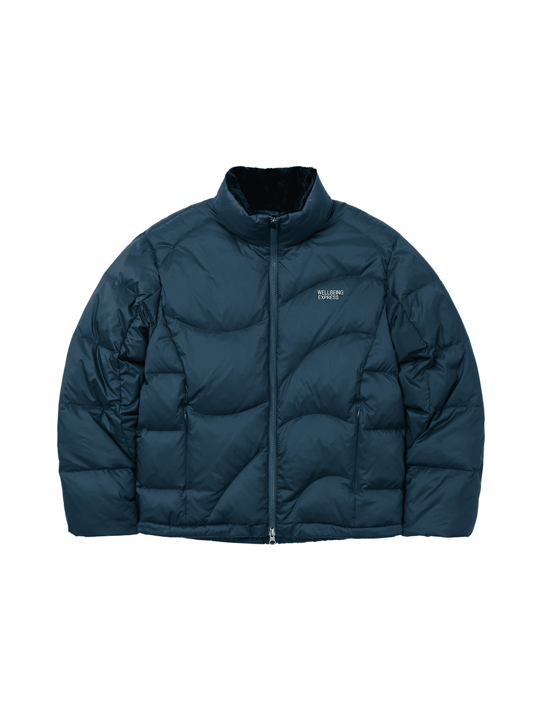Wave Down Jacket Blue