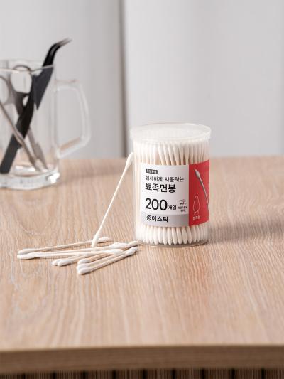 종이 스틱 뾰족 면봉 200개입