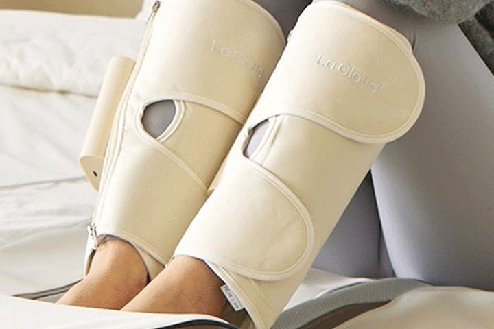 무선 종아리 마사지기 휴대용 공기압 온열 다리안마기