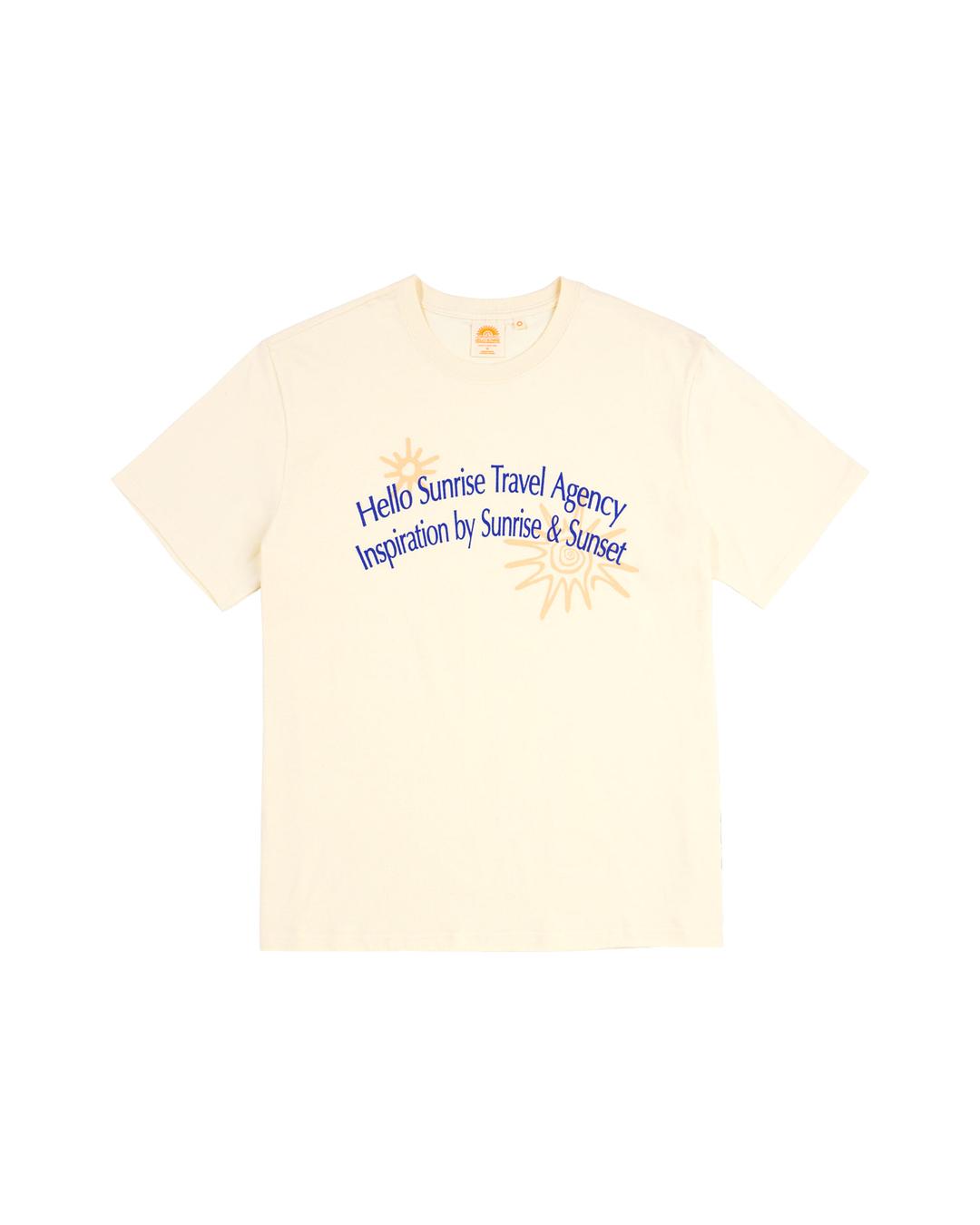 HS Travel Agency Arch Logo Tee_Cream