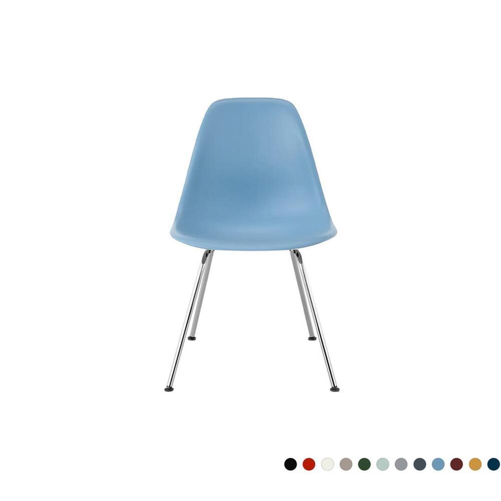 Eames Molded Plastic Side Chair, 4-leg Base (12 Colors)
