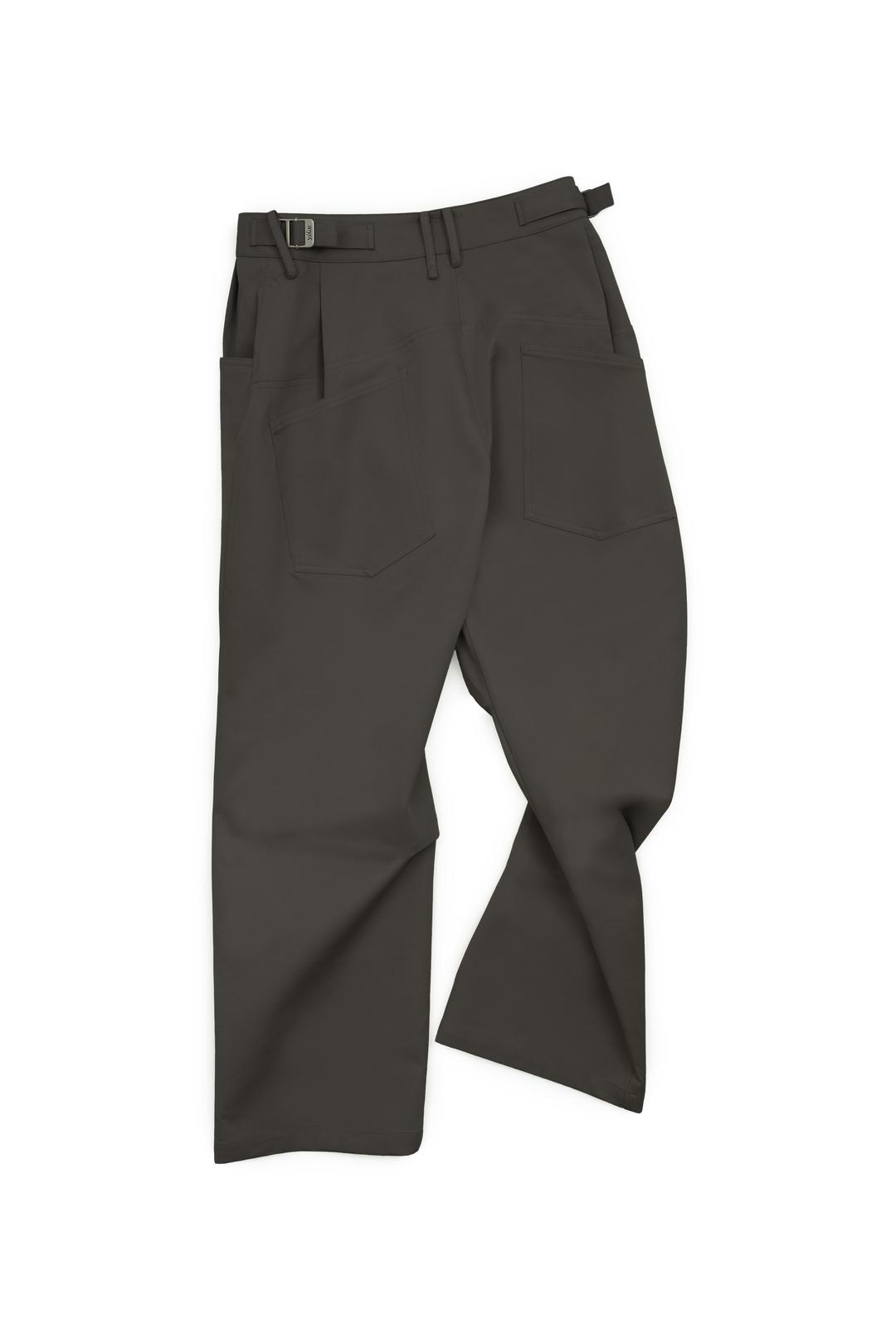 Équilibre Axle Side Strap Trousers Charcoal