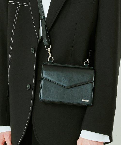 에스에스와이(SSY)  첼시 스퀘어 레더 미니멀 백 블랙 - 사이즈 & 후기 | 무신사