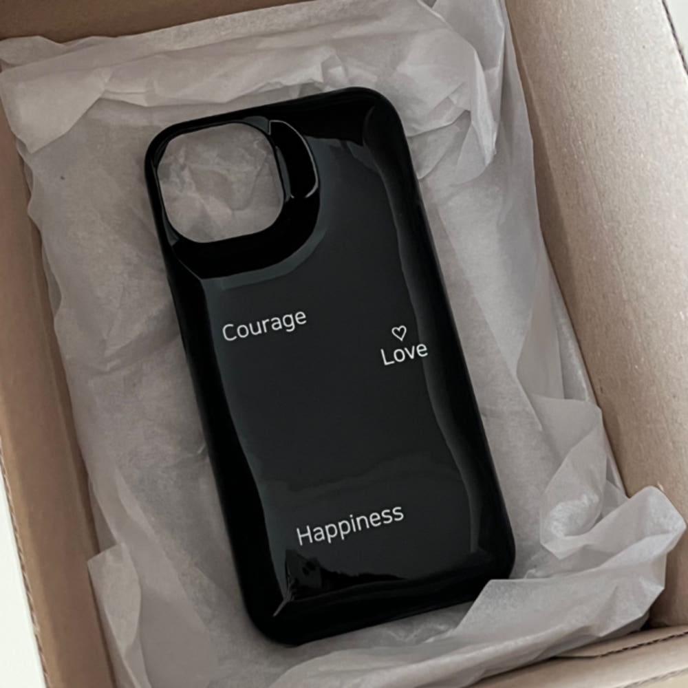 courage love happiness [비누 쿠션케이스]