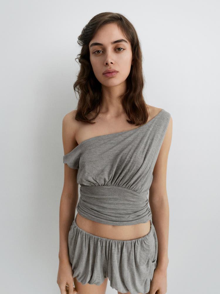 Gimaguas (2컬러) 기마구아스 미라 져지 드레이프 탑 Mira Top