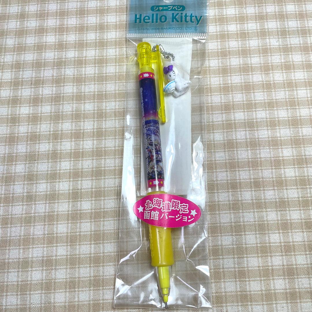 훗카이도 한정 오징어 버전 키티스트랩샤프﻿ 헬로키티샤프 산리오샤프 키티필기구