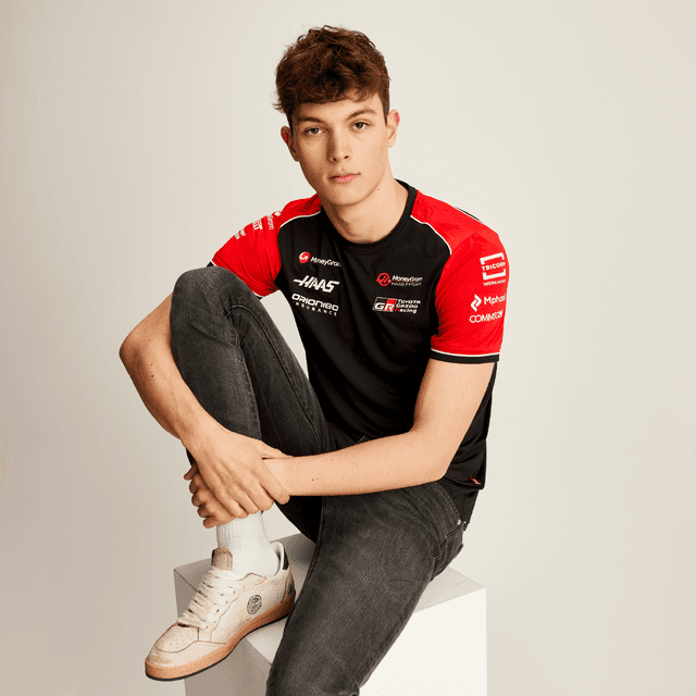 T-shirt Fitted Haas F1 Team Black