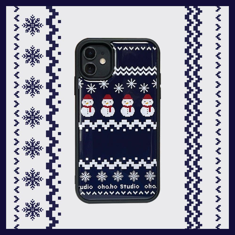 Nordic Phone Case (Snowman) 에폭시범퍼