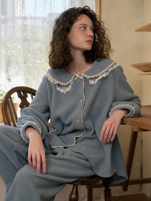 디엘2 긴팔 투피스 블루 (보아털)