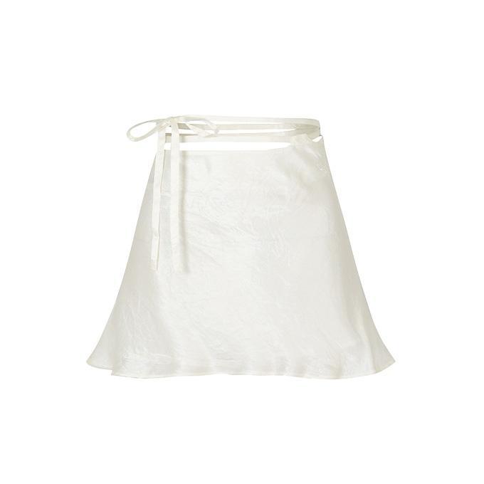 ORCHID MINI SKIRT white