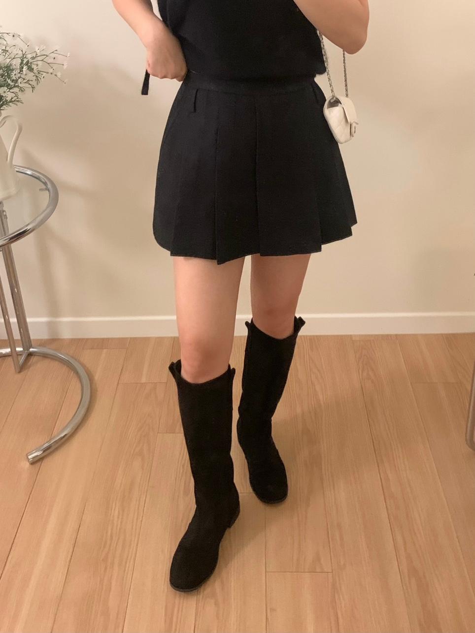 인어로브 (당일) forest 포레스트 주노 플리츠 팬츠 (2color) 스커트 주름 미니 스커트