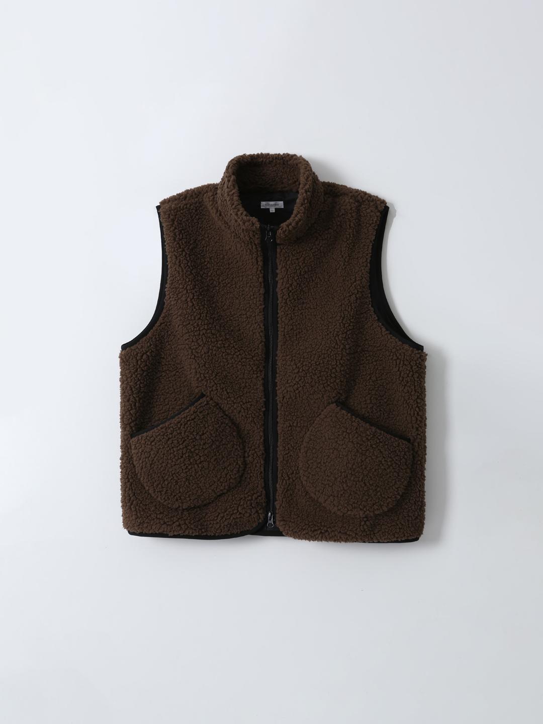 24FW Teddy Sherpa Vest (Brown)