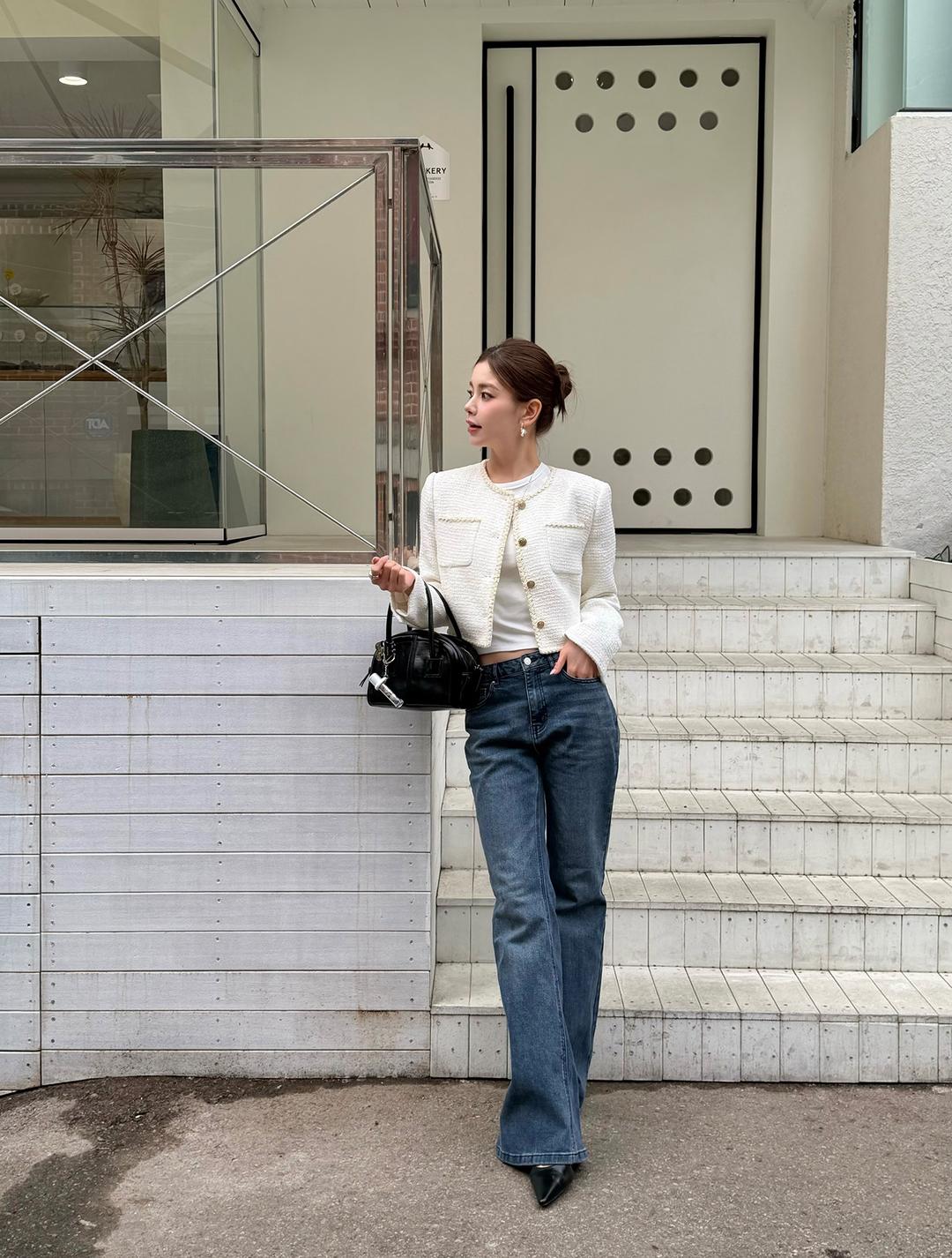 제너럴아이디어 WOMAN 부츠컷 워싱 데님 팬츠 [4COL]