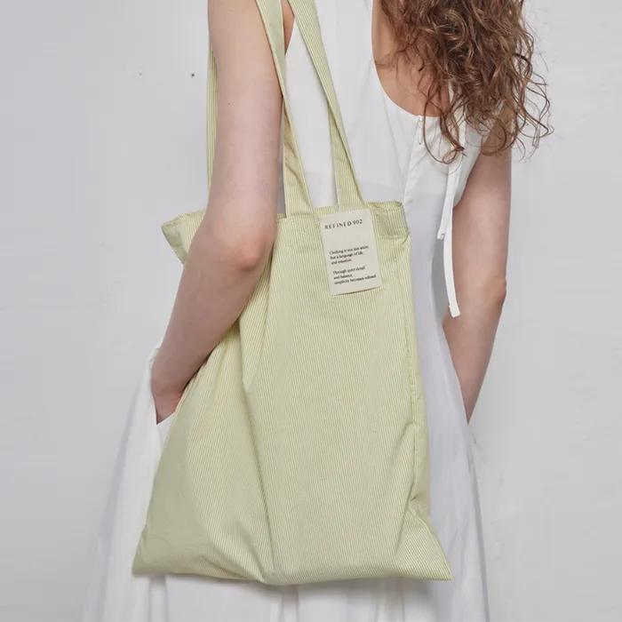 Daily Stripe Bag_Olive Stripe