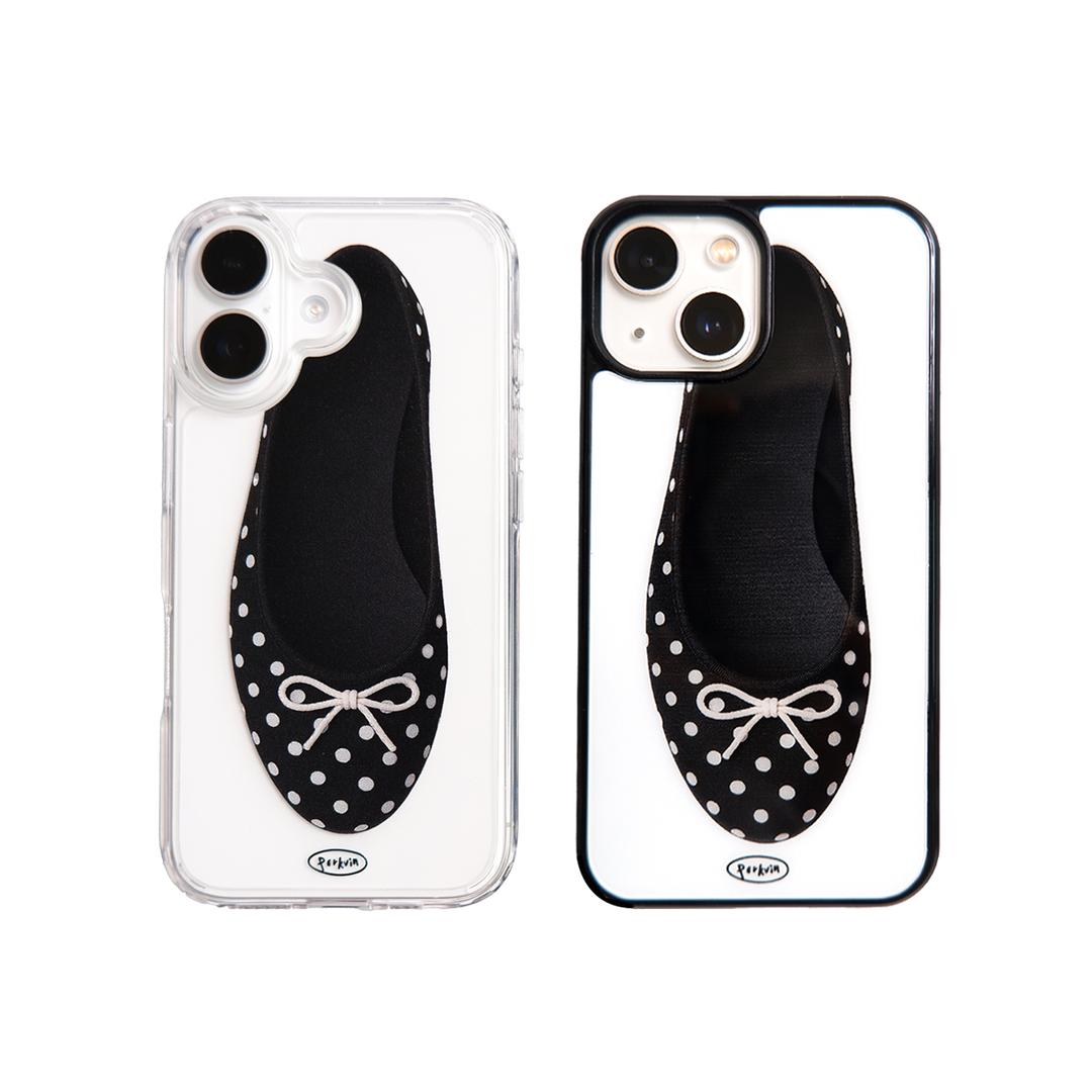 black dot shoes case (Jellyhard/Glass)