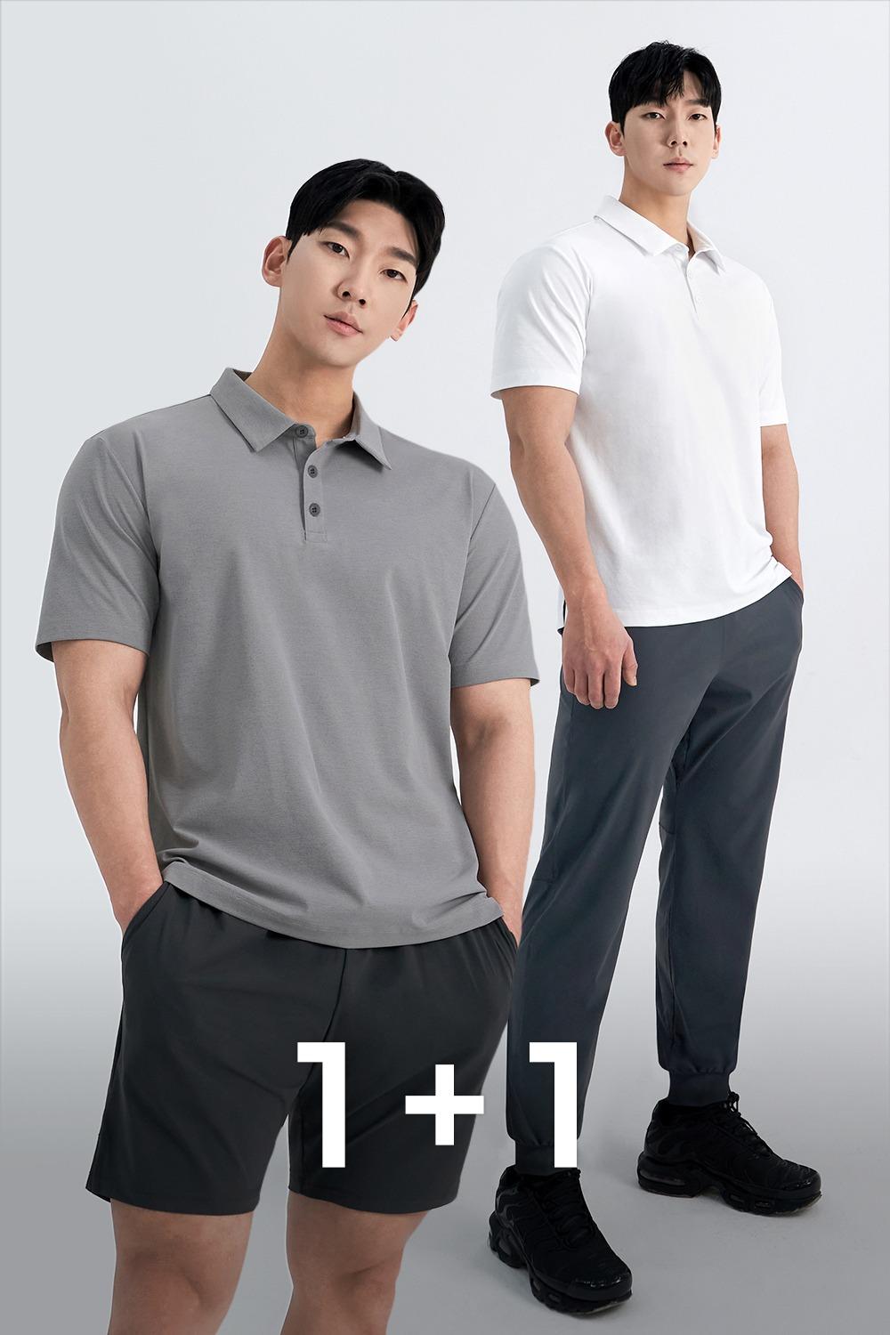중독 컴포트 카라 티셔츠 1+1