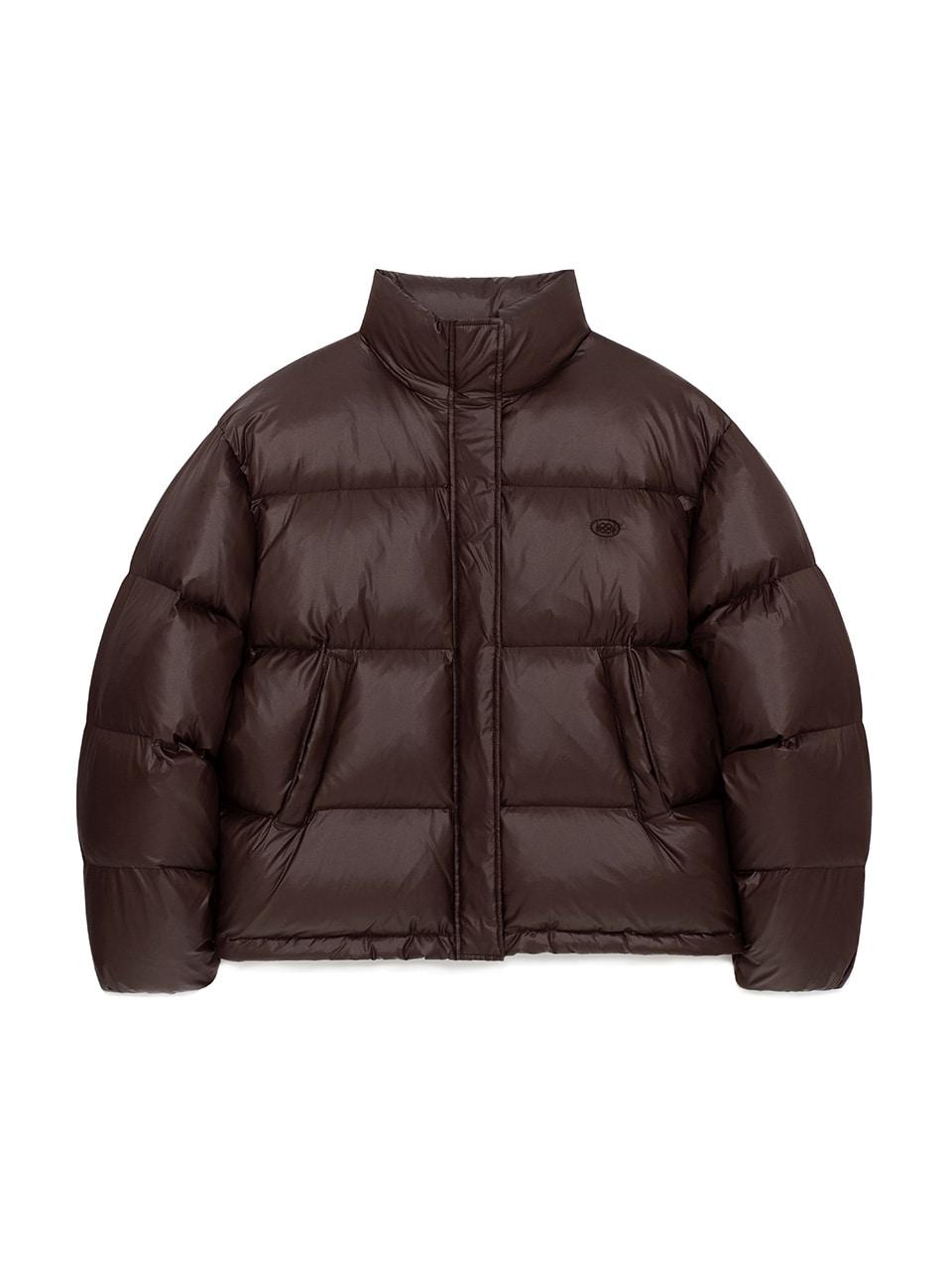Soft Glow Puffer Jacket Brown
