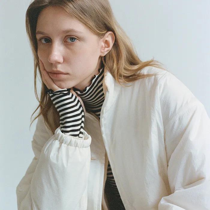 soft padded jumper_ivory