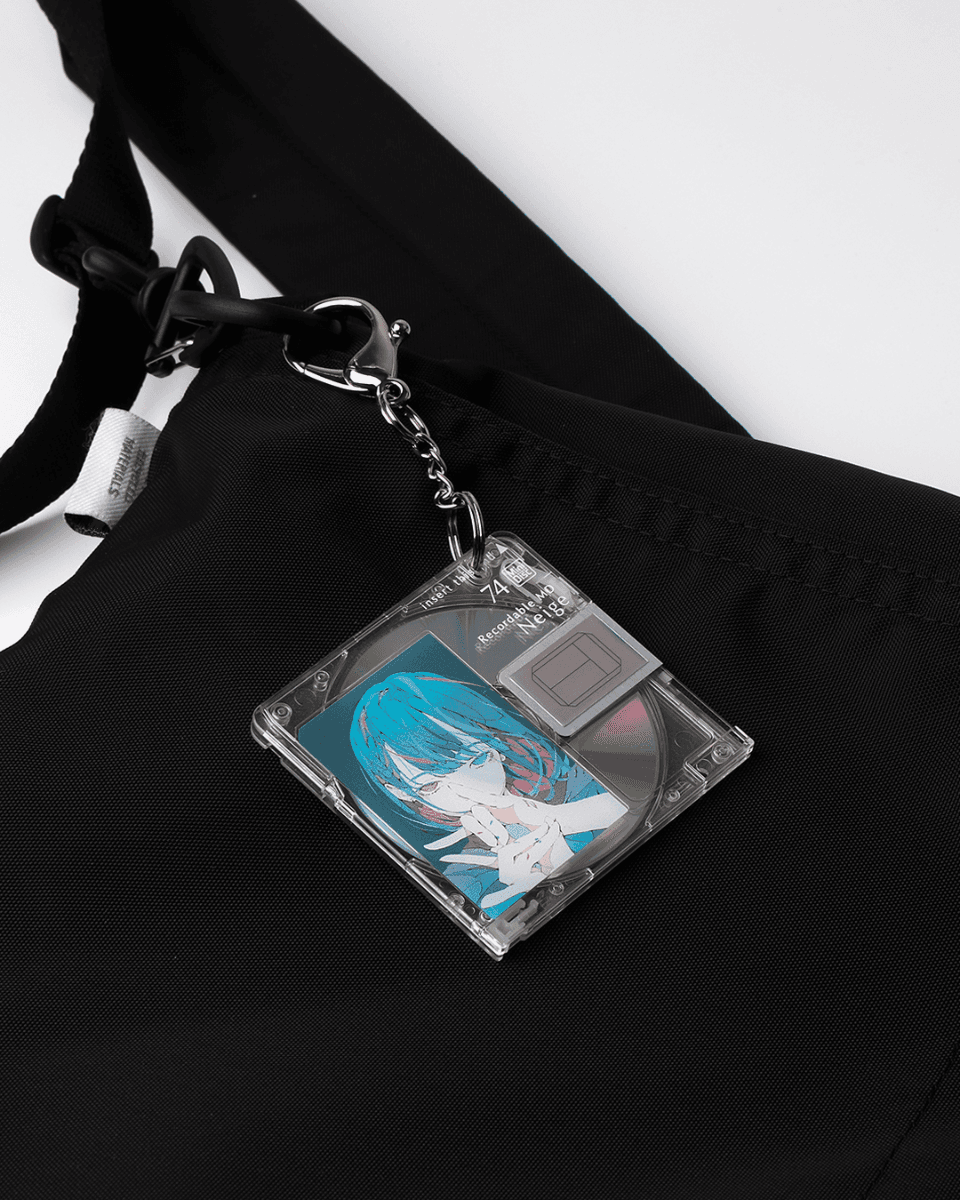 미니 디스크 키링 (Nocopyrightgirl : Hand plyers)