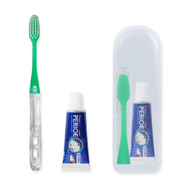 엘지 페리오20g 접이식 칫솔 미니 여행용 양치 세트