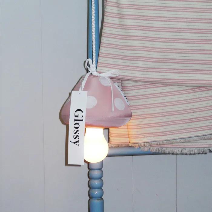 홀리데이 패키지 증정 Mushroom lamp 머쉬룸 램프(pink)
