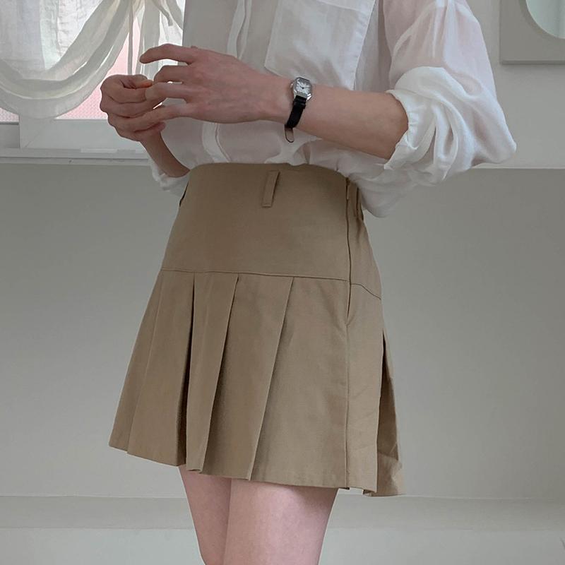 프롬비기닝 헤프너 플리츠 미니 스커트 (3color) (하객룩 스커트 치마 여름 출근룩 미니스커트 여름하객룩 플리츠스커트 오피스룩 꾸안꾸)