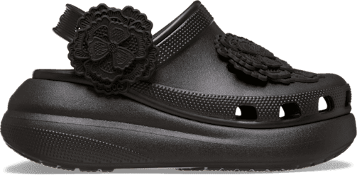 크러시 레이스 플로럴 클로그