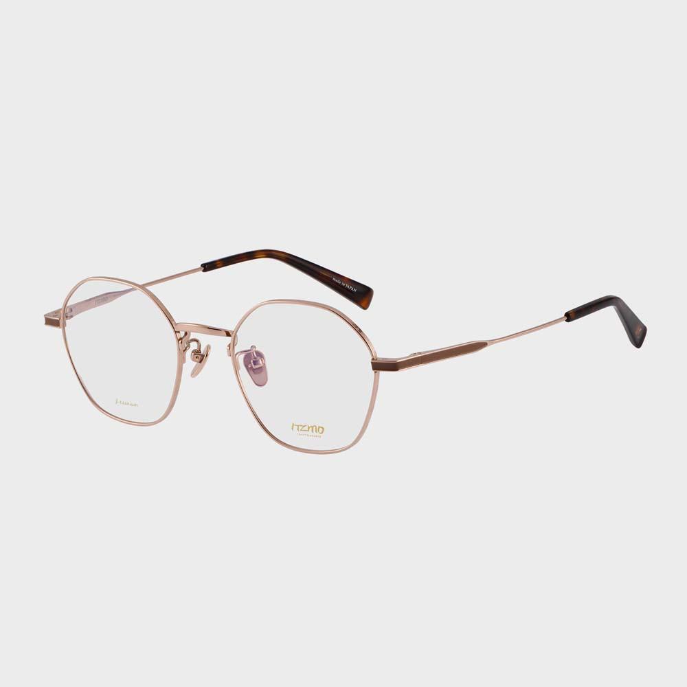 마노모스 이츠모 리포터 C3 로즈골드 다각 오버사이즈 가벼운 티타늄안경테 남자 여자 안경