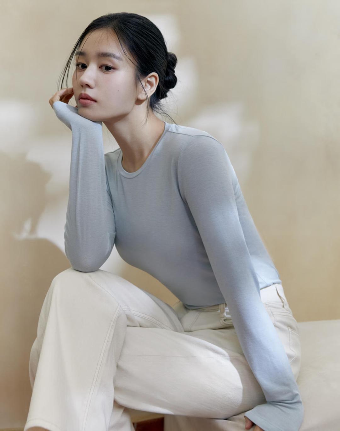 [4종세트] 25SS 세미시스루 라운드 모달티