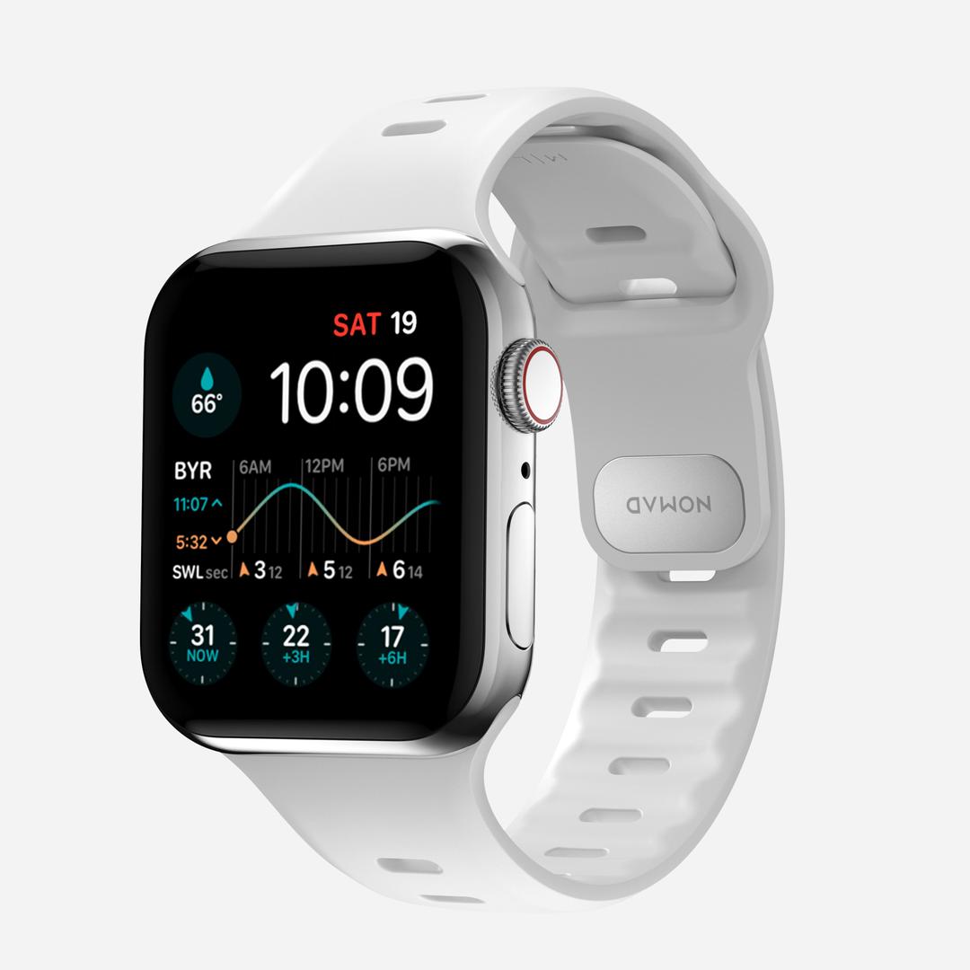Sport Band - 49mm/45mm/44mm/42mm | Slim | M/L | White