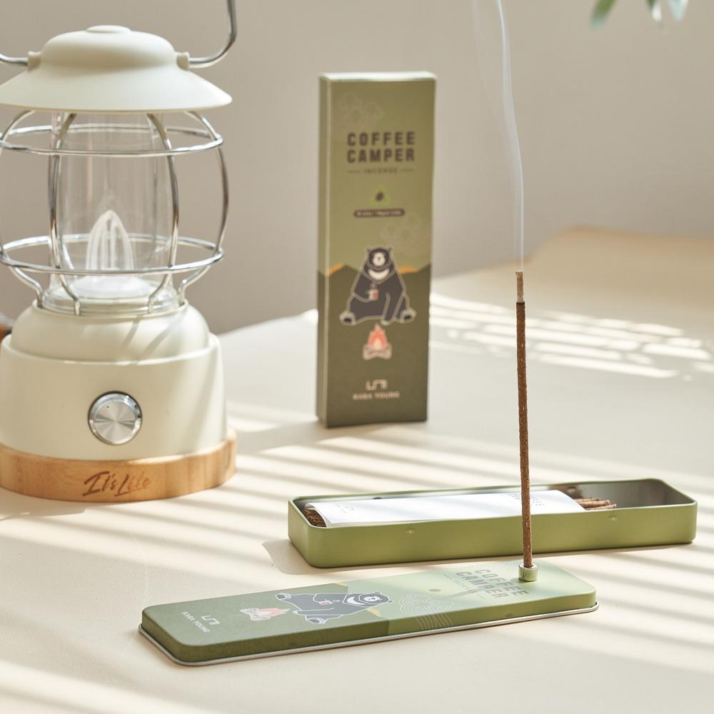 커피 캠퍼 인센스(틴케이스+자석홀더 포함) 캠핑 야외용