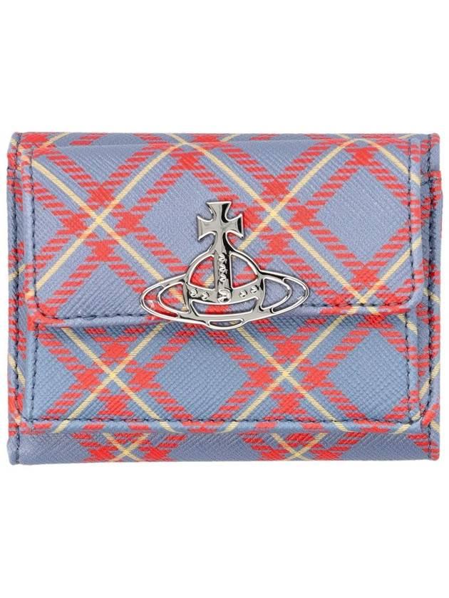 SS25 비비안 웨스트우드 여성 반지갑 Vivienne Westwood Small Flap Purse