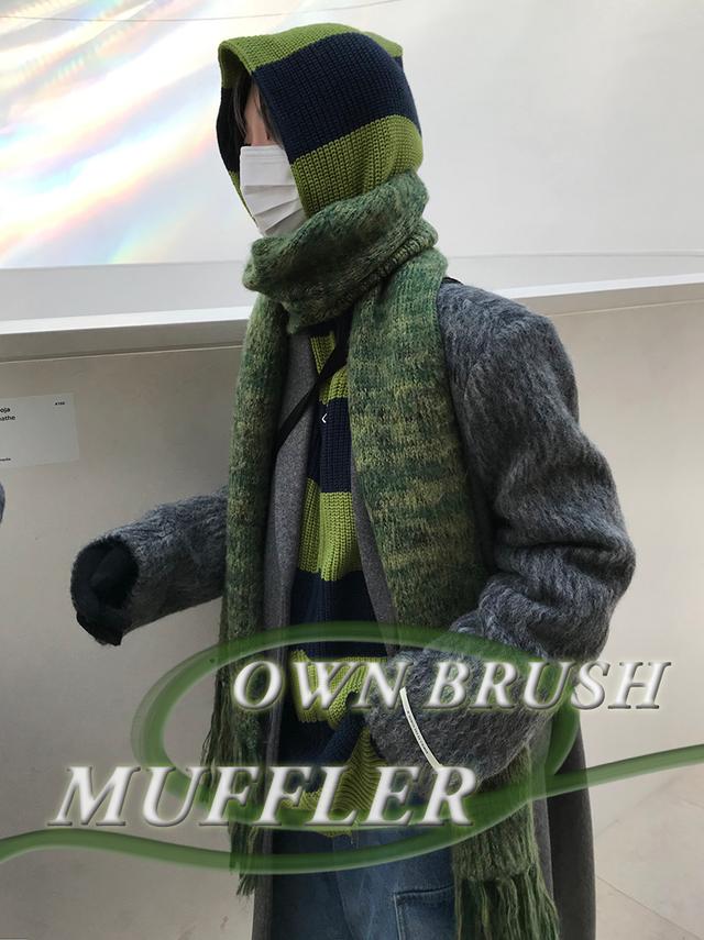 아케 OWN BRUSH MUFFLER (3color!)