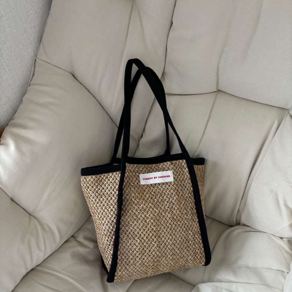 선데이바이선샤인 여성 미니 바캉스 휴양지 마실 여름 가방 토트백