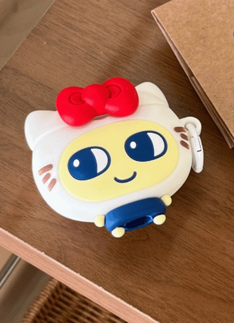 [배송비0원] 다마고치 키치 고양이 에어팟케이스