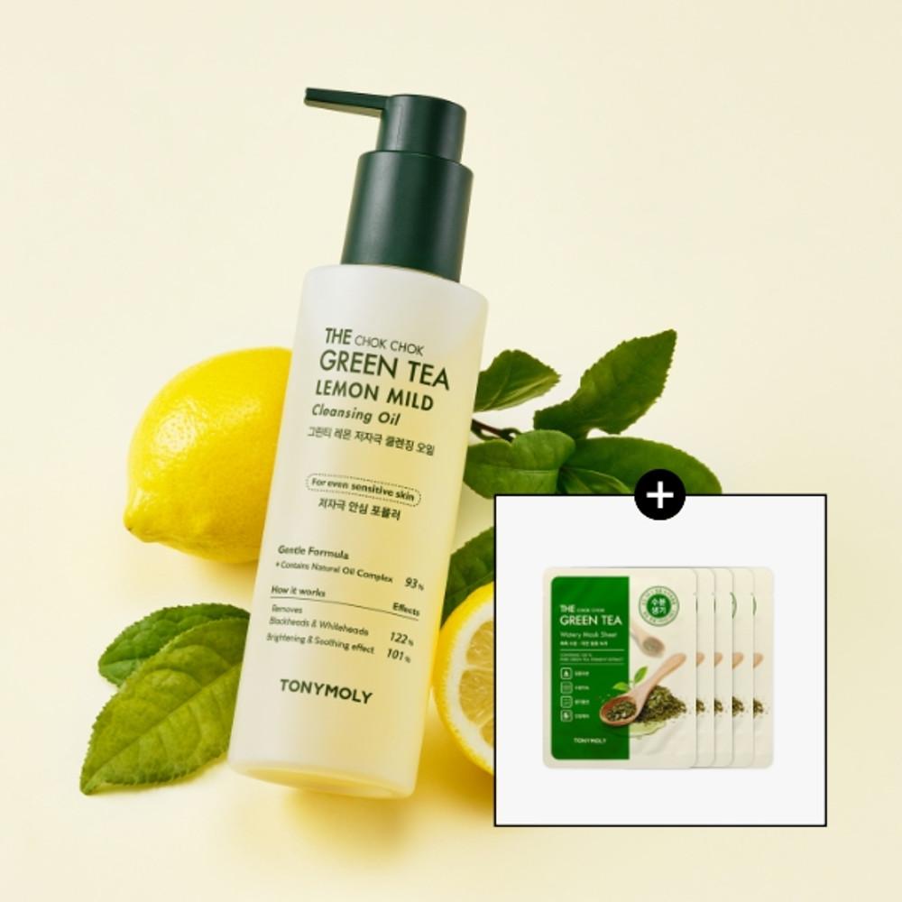 [증정] 토니모리 더 촉촉 그린티 레몬 저자극 클렌징 오일 200ml