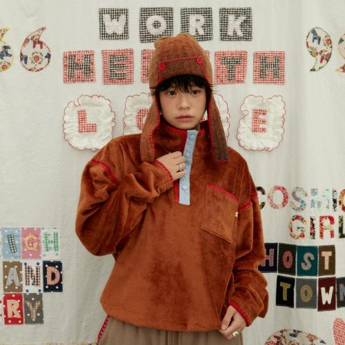 Camp Fleece Anorak 캠프 플리스 아노락 (브라운)