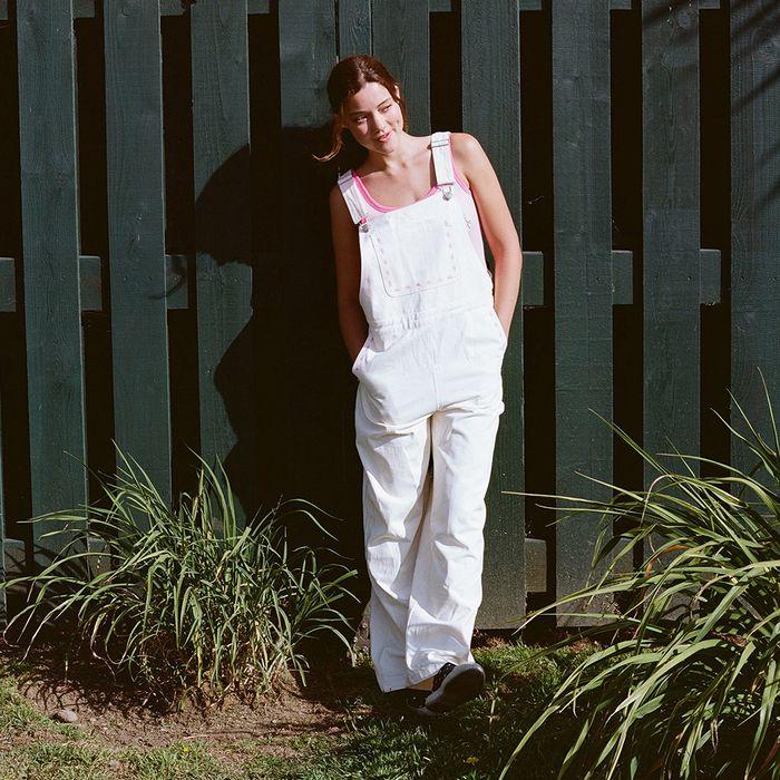 L.B Emb Overall - Cream