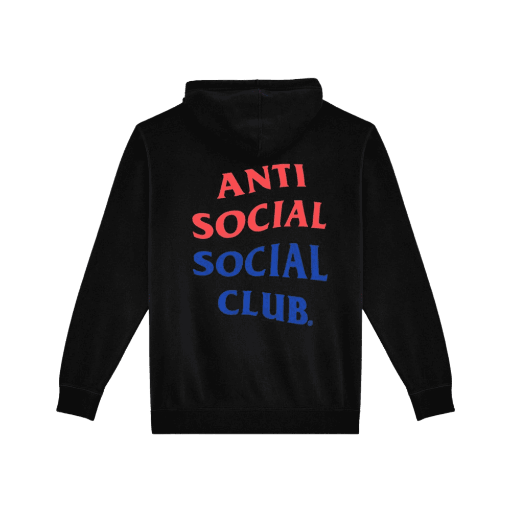 안티 소셜 소셜 클럽 x 케이스스터디 플래그 후디 블랙