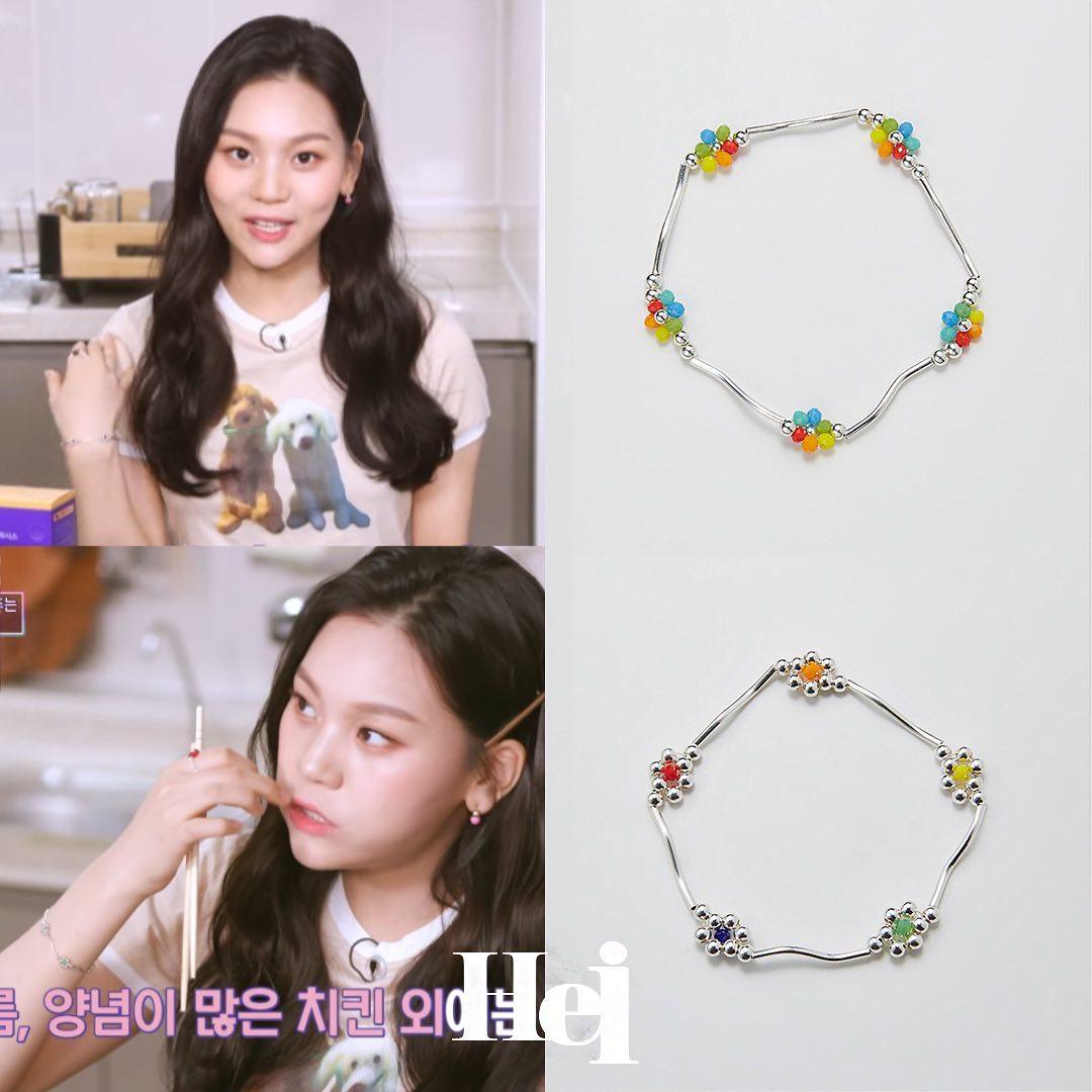 rainbow daisy bracelet