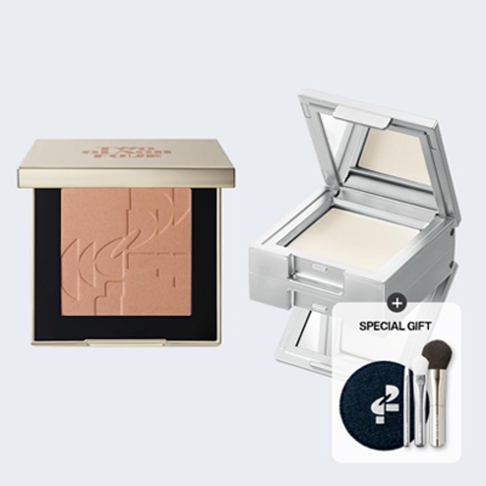 투슬래시포 올 오버 페이스 블러쉬+스트로빙 페이스 큐브 SET(+미니 앵글드 브러쉬,미니 터치업 브러쉬,데님 손거울)